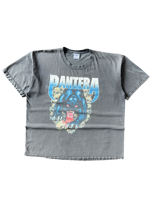 2002 faded Pantera "Skull Panther" band shirt