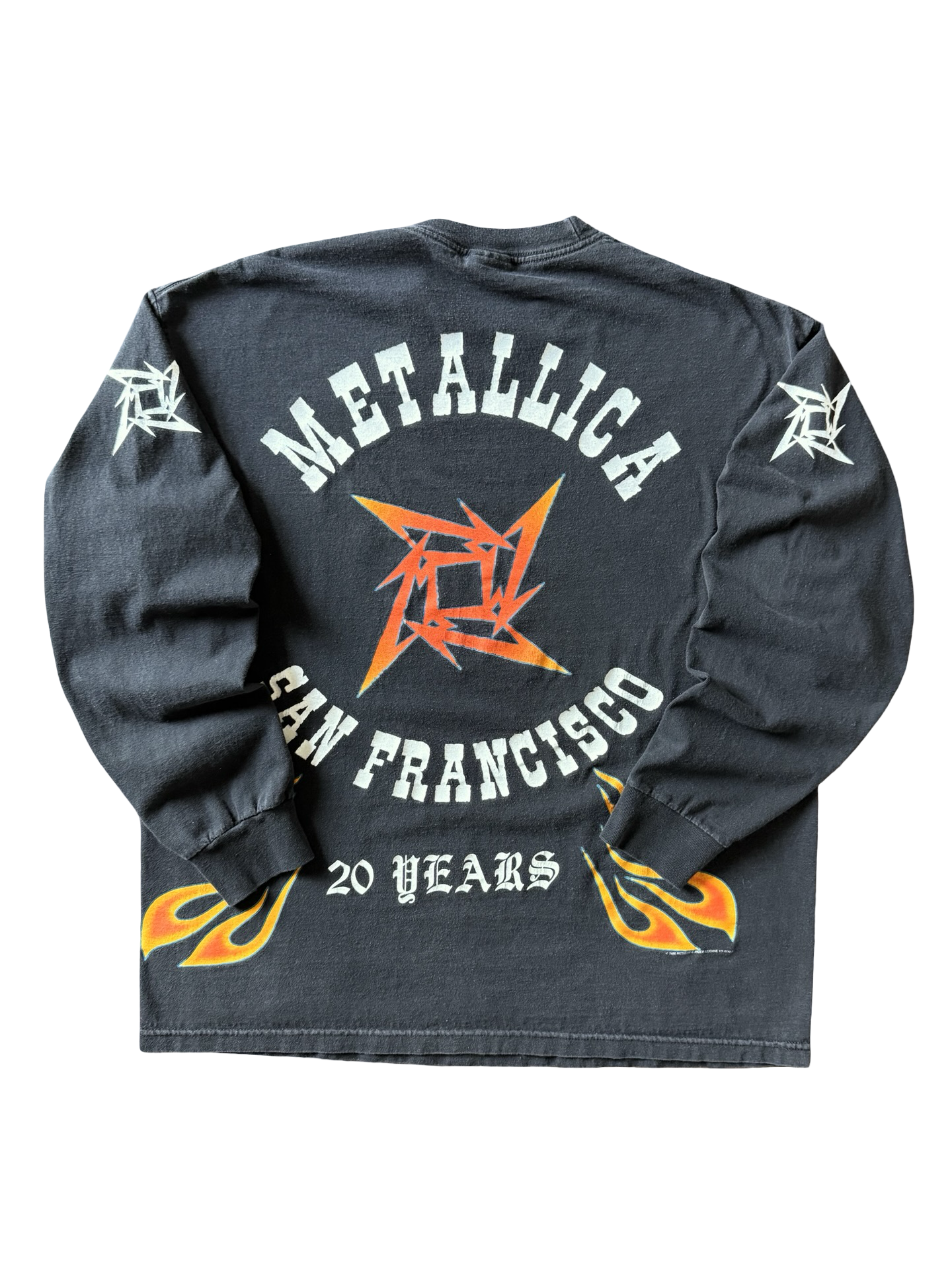 2001 Metallica "20th anniversary" San Francisco longsleeve