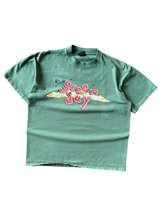 1994 distressed Green Day "dookie" band shirt