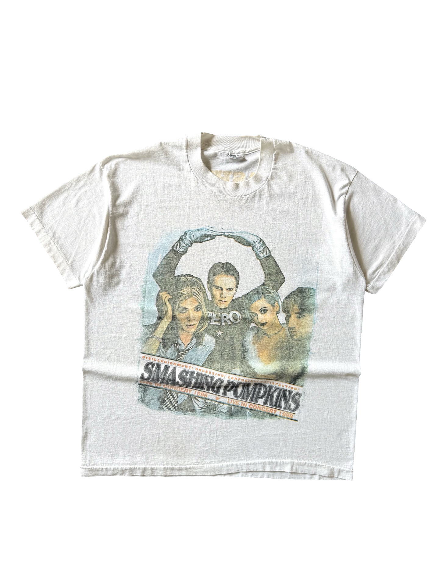 1996 rare Smashing Pumpkins "summer tour w/ Garbage" band shirt