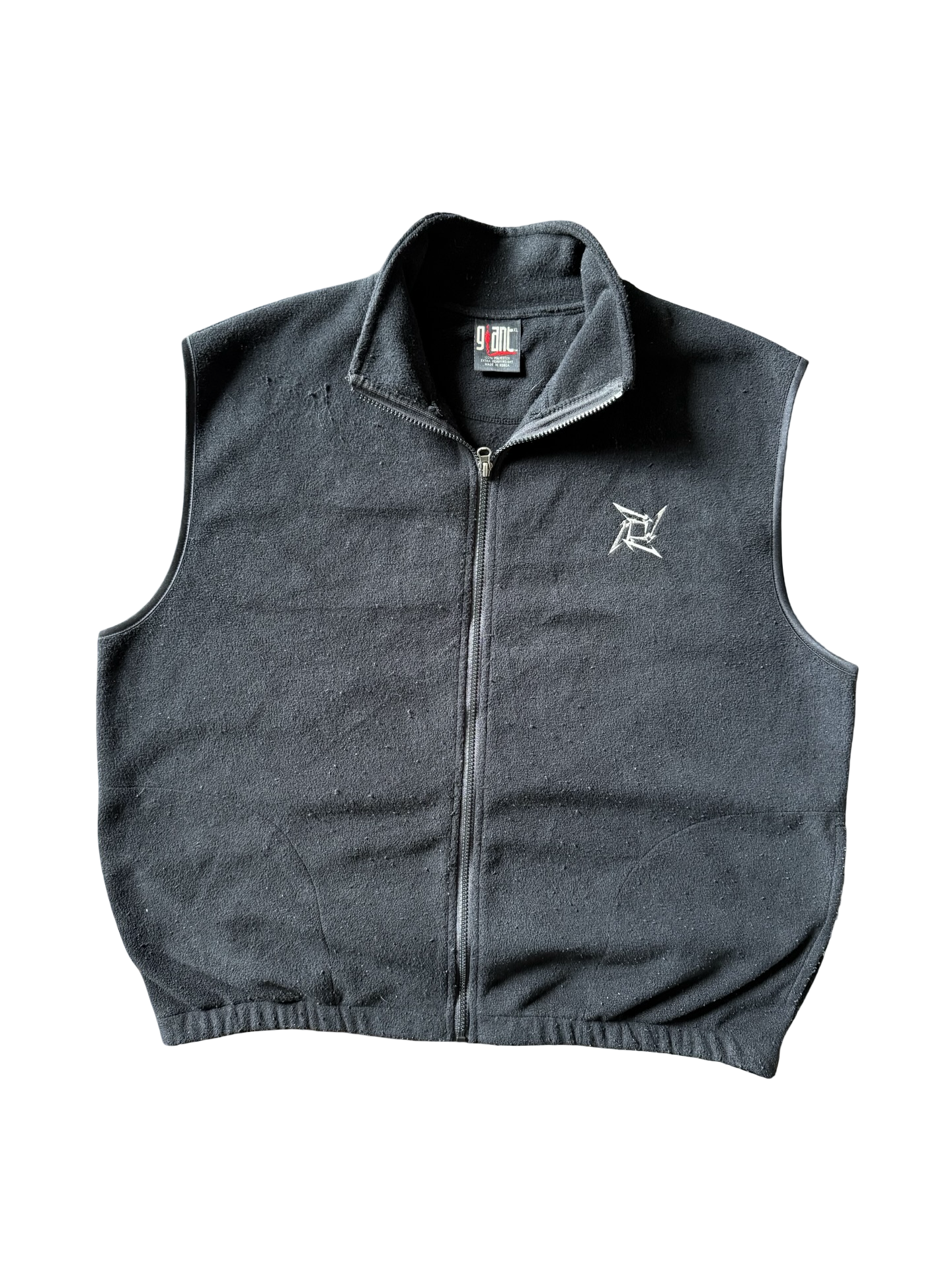 90s vintage Metallica fleece zip-up vest