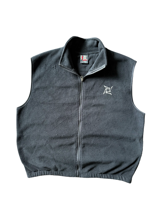 90s vintage Metallica fleece zip-up vest