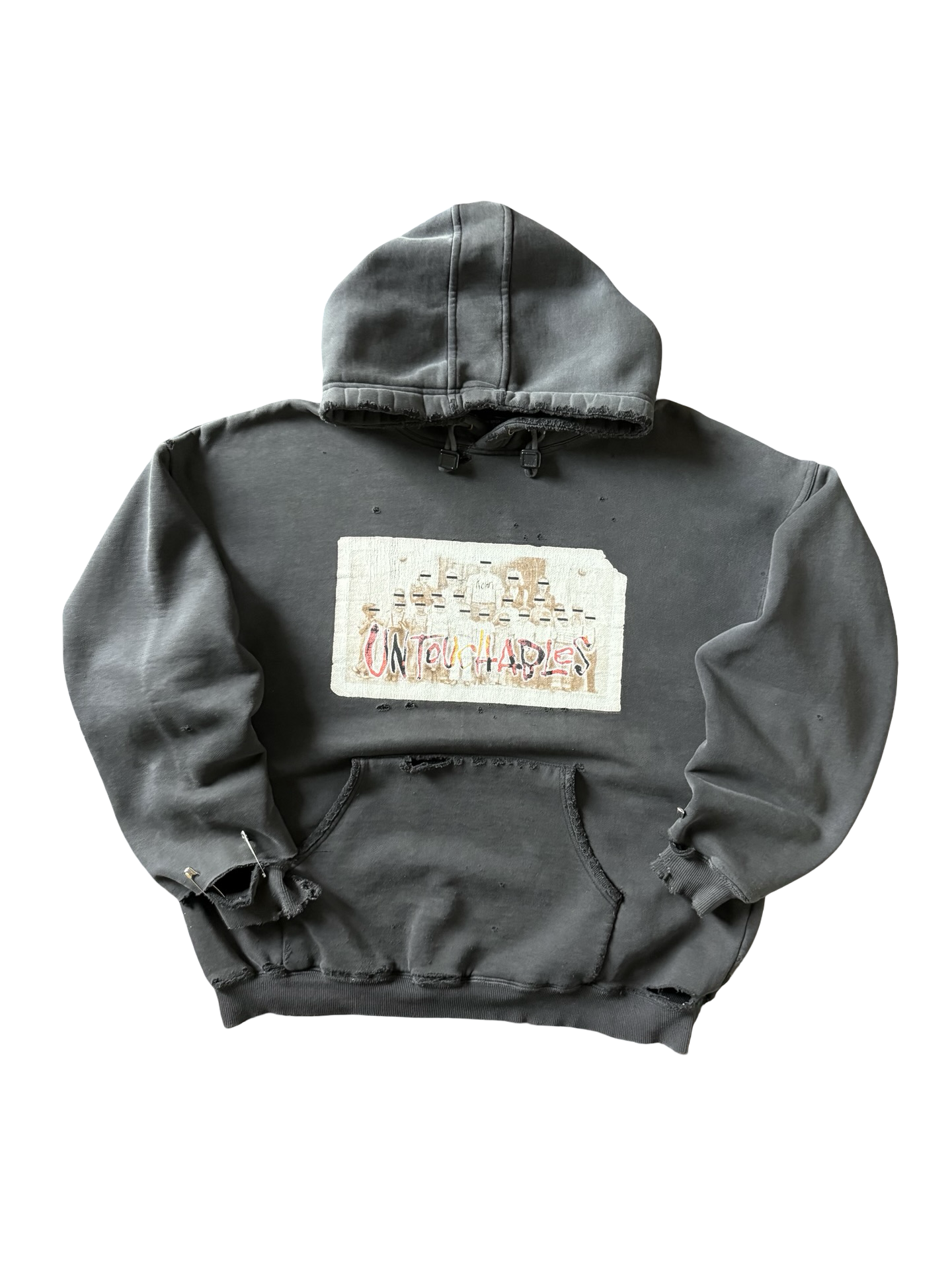 2002 distressed Korn "untouchables" album promo hoodie (LARGE)