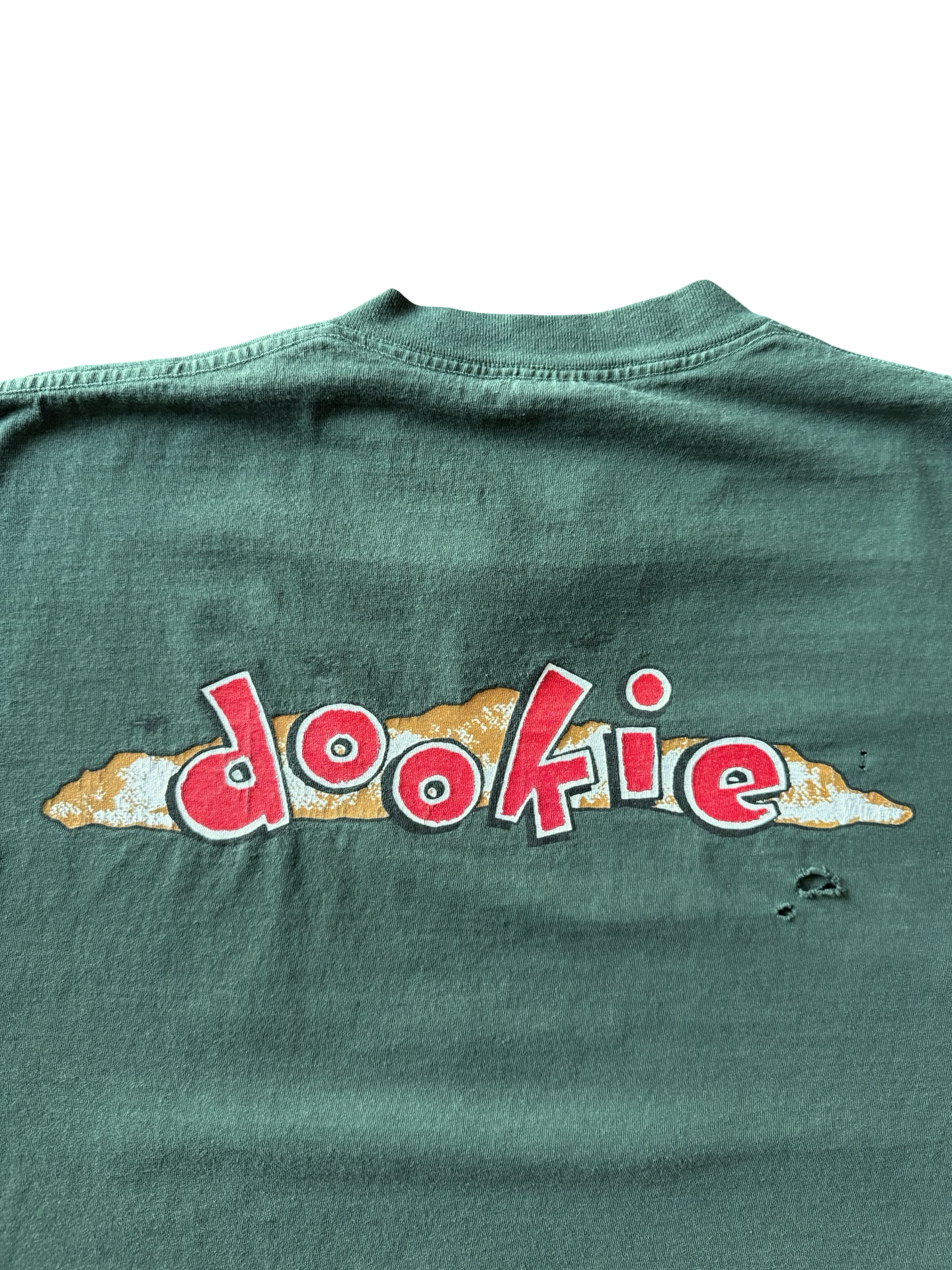 1994 distressed Green Day "dookie" band shirt
