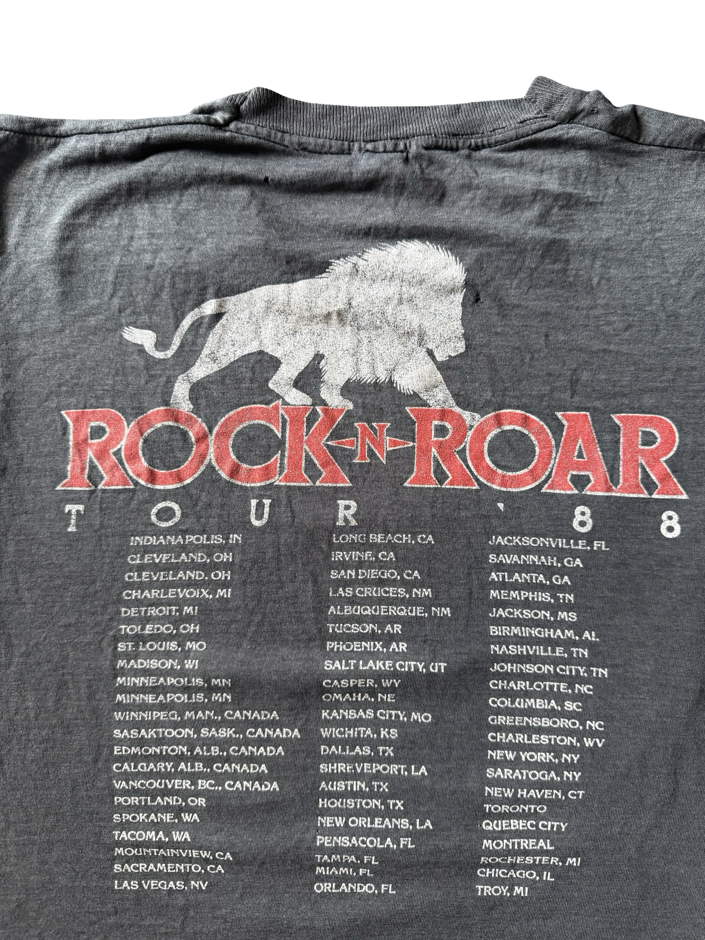 1988 White Lion "Rock N' Roar" tour shirt
