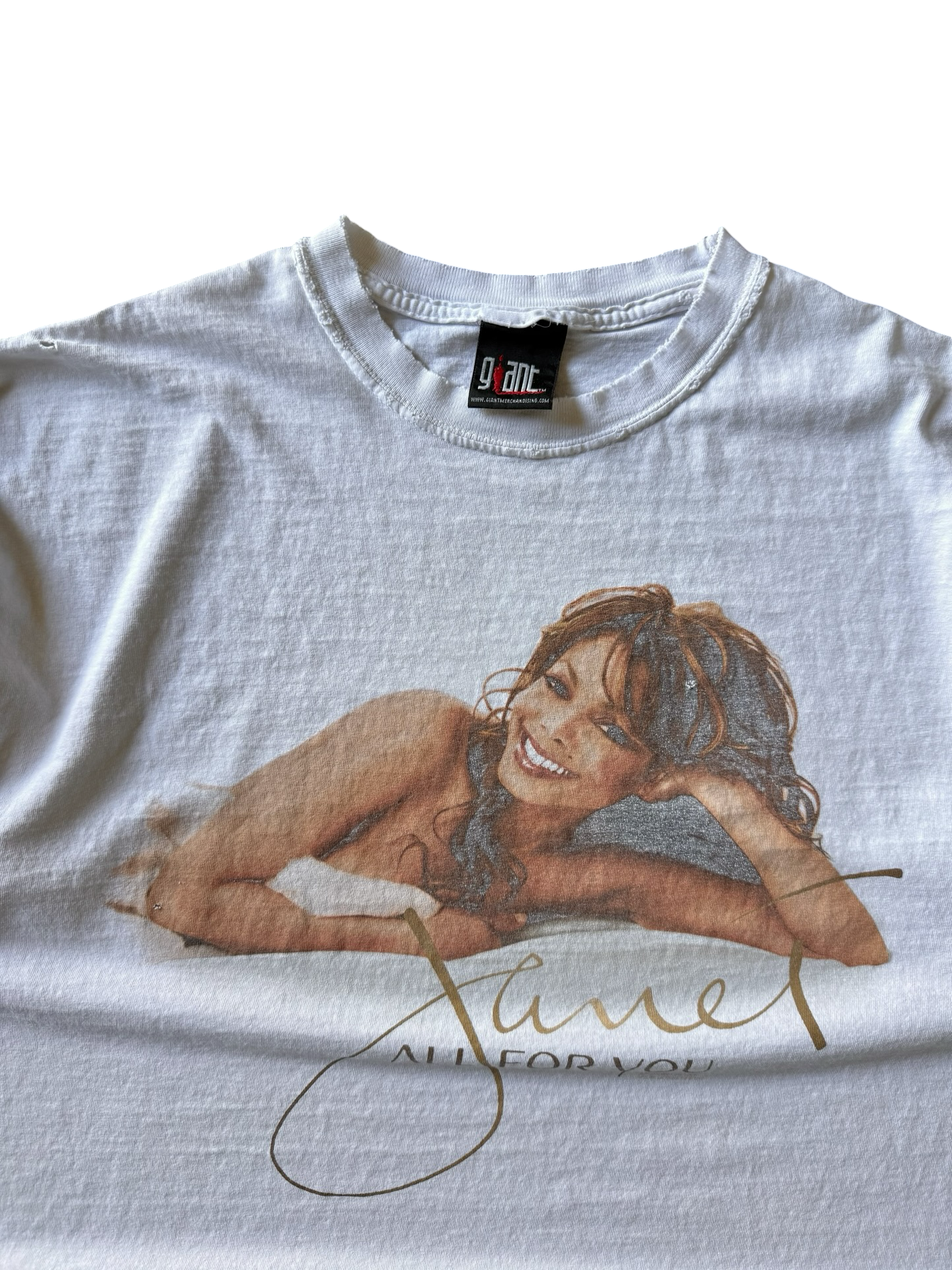 2001 Janet Jackson "world tour" music shirt