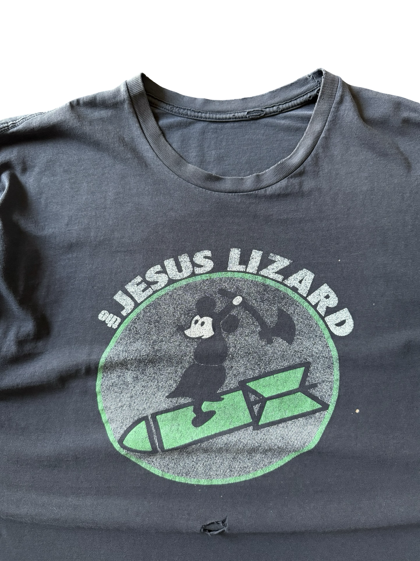 Y2K vintage Jesus Lizard "mouth breather" tour shirt