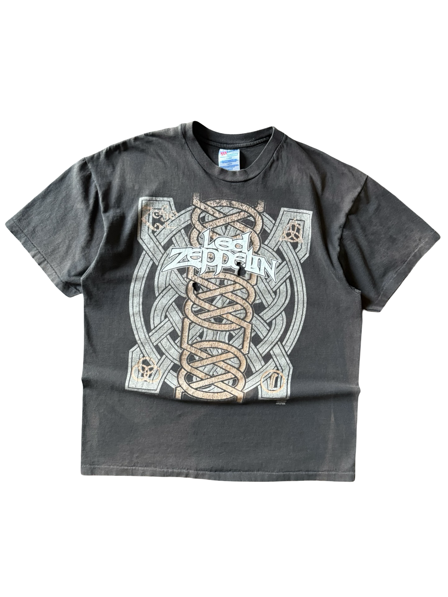 1994 faded Led Zeppelin "tribal spine" band shirt