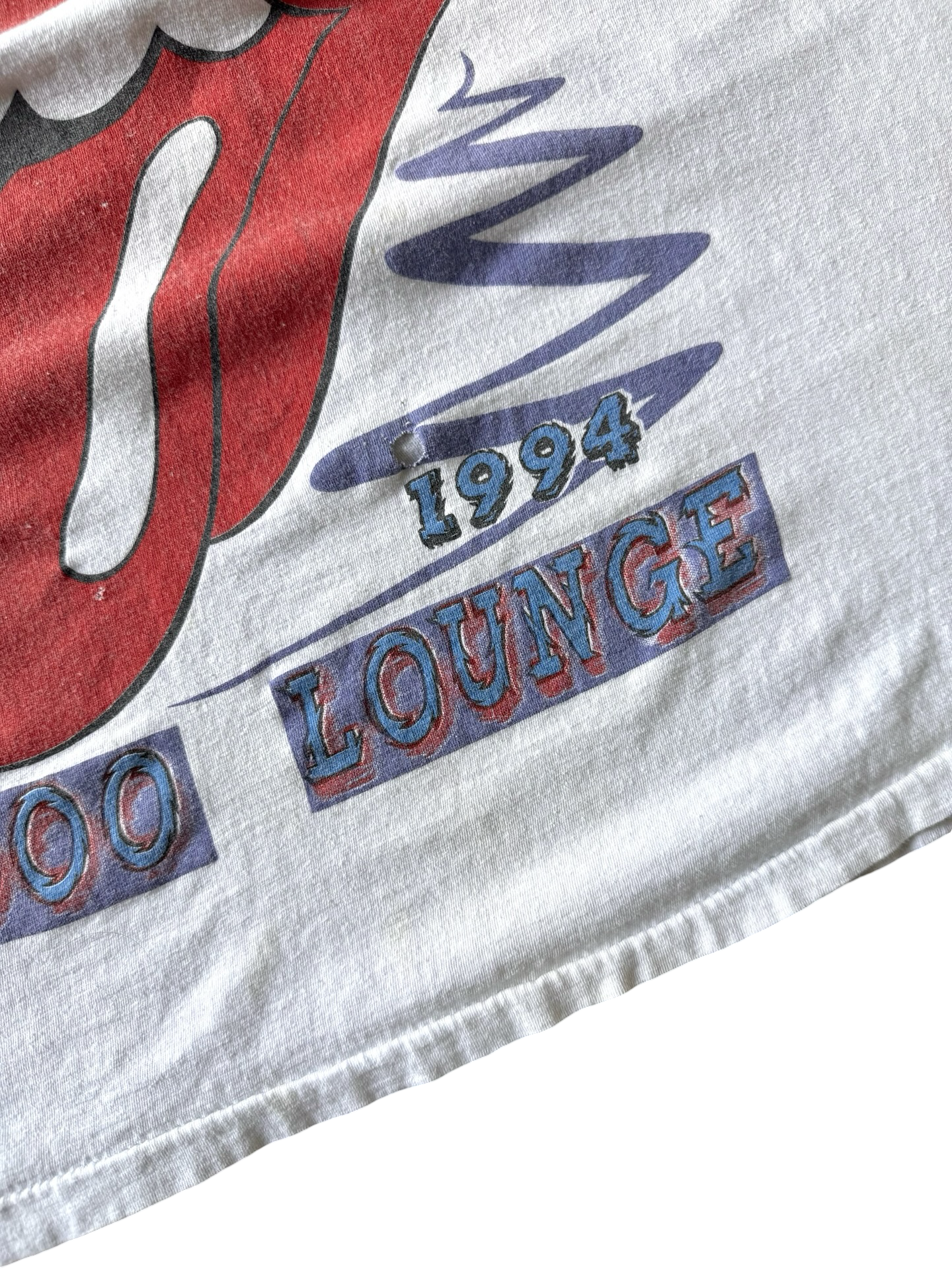 1994 Rolling Stones "voodoo lounge tongue" band shirt