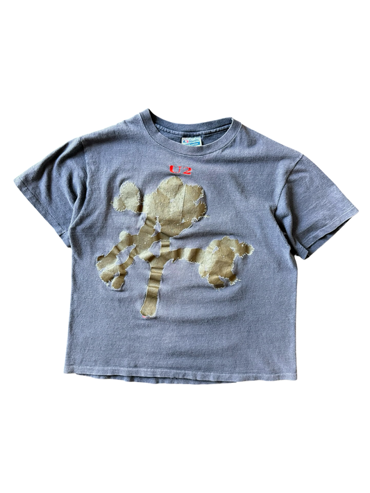 1987 faded U2 "joshua tree" album cover band shirt