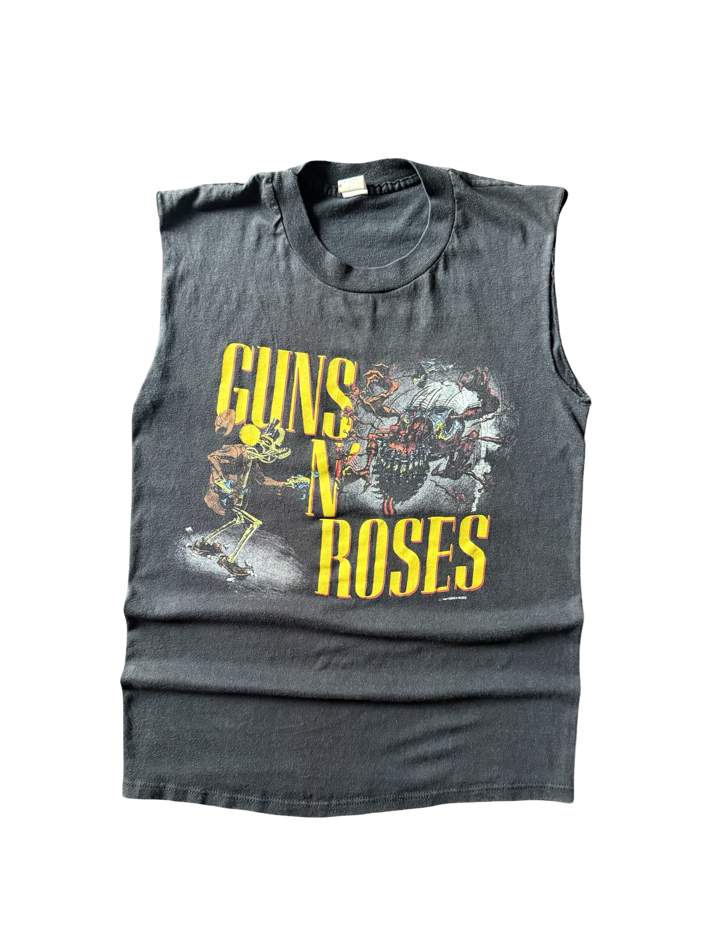 1987 Guns N' Roses "appetite for destruction" cut-off shirt