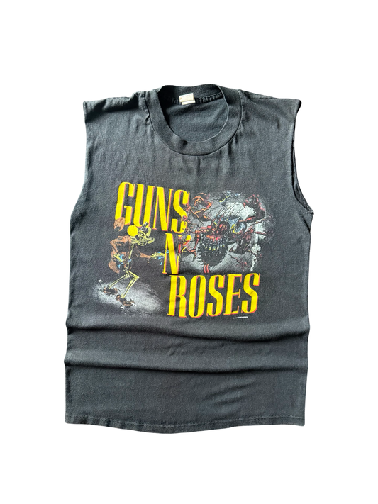 1987 Guns N' Roses "appetite for destruction" cut-off shirt