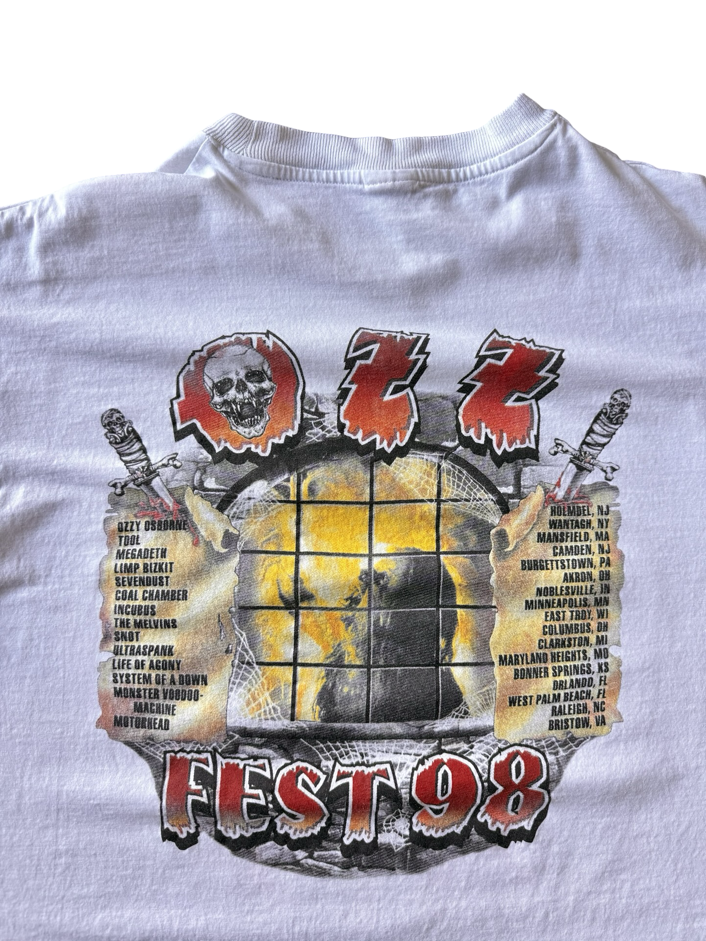 1998 OzzFest Ozzy Osbourne tour longsleeve shirt