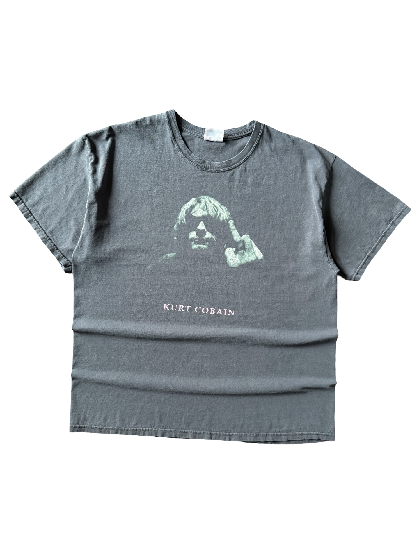 Y2K vintage Kurt Cobain "f*%k you" shirt