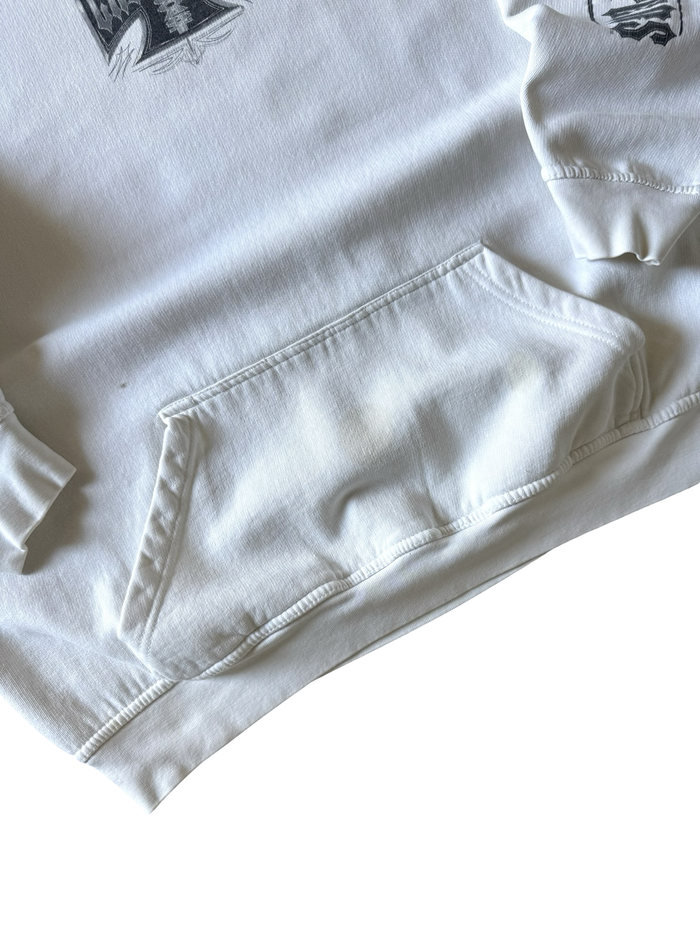 2000s West Coast Choppers "logo" white hoodie (XL)