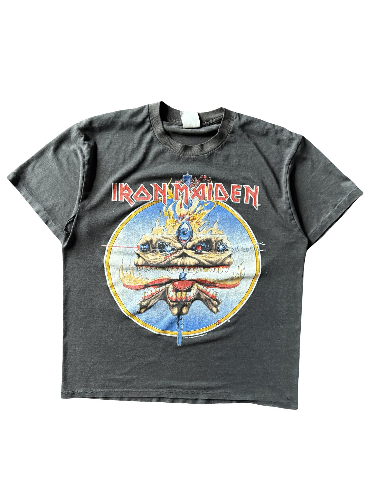 1988 Iron Maiden "The Clairvoyant" band shirt