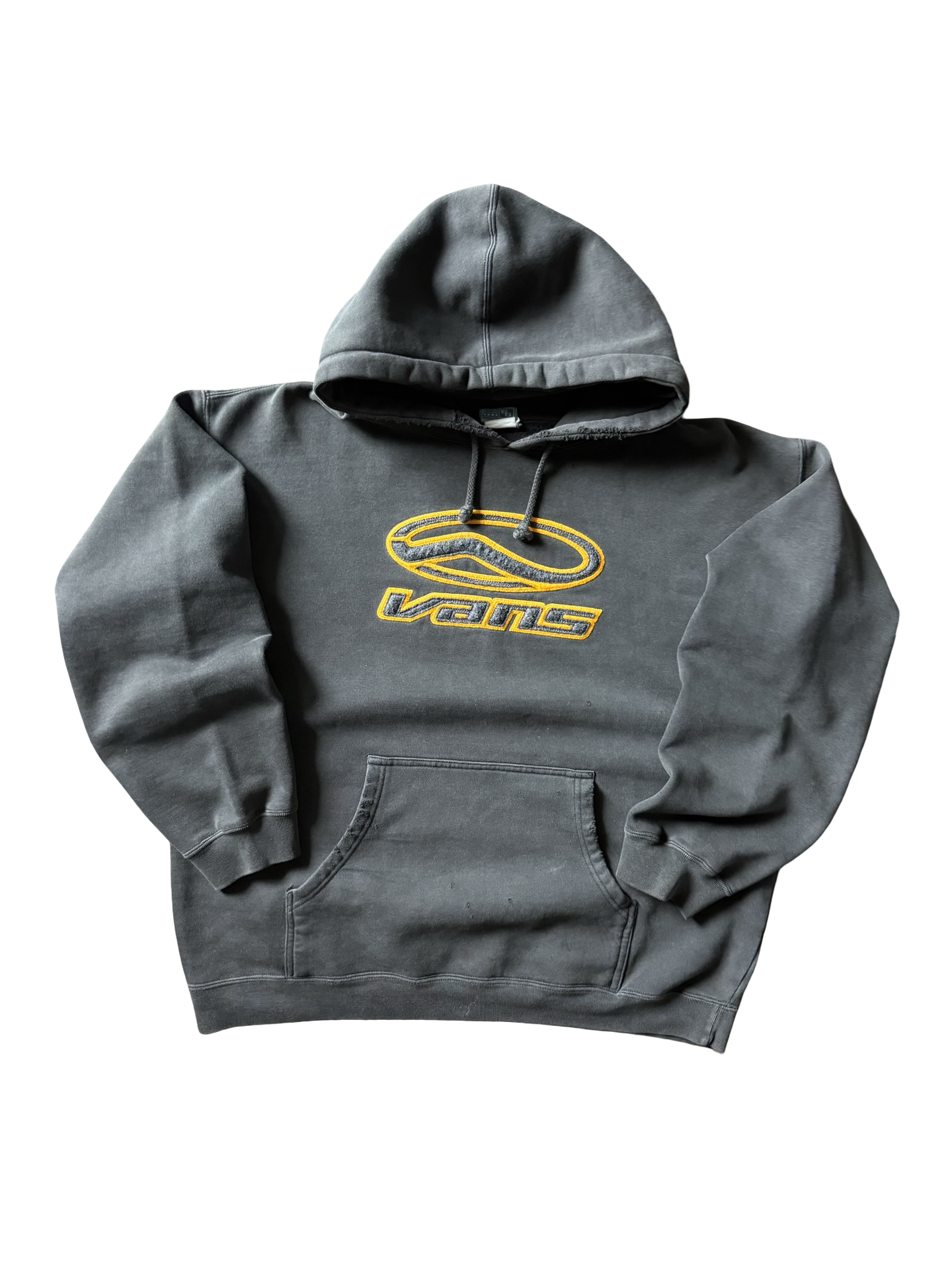 90s lightly distressed Vans classic logo skate hoodie (LARGE)