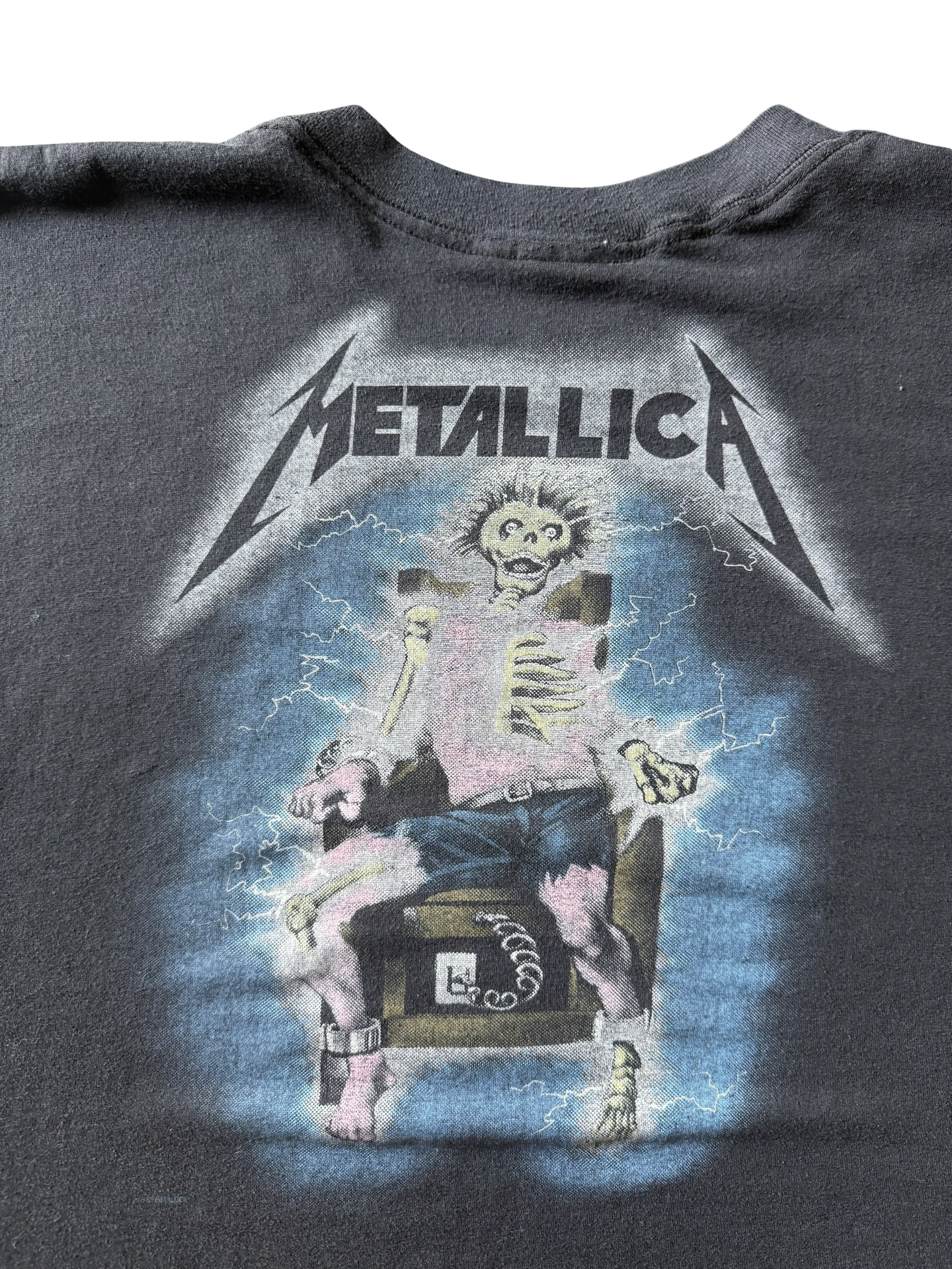 1989 Metallica "ride the lightning" band shirt