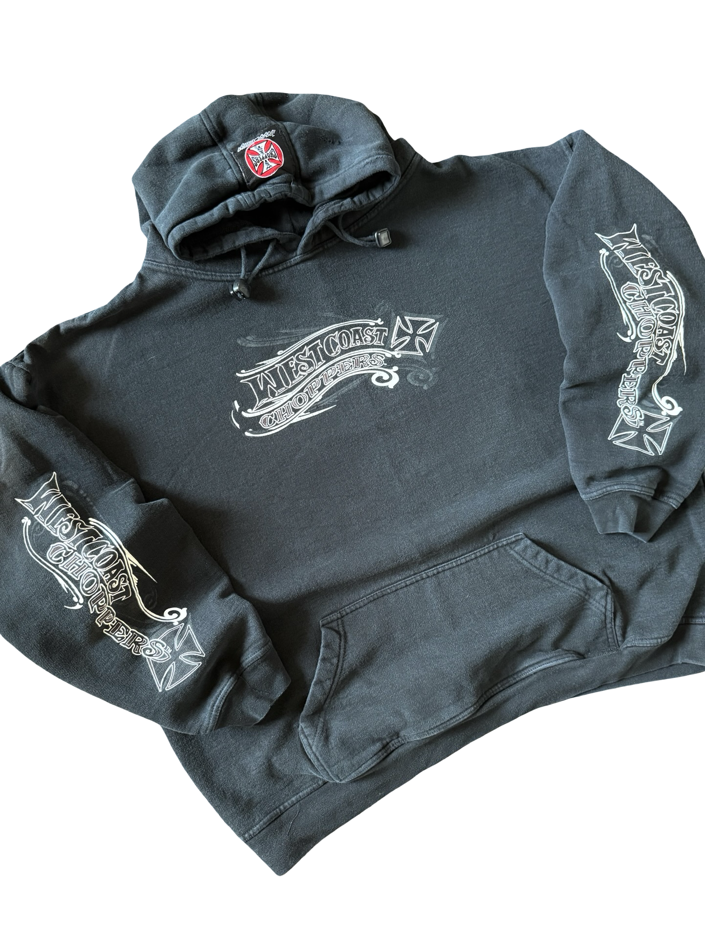 90s West Coast Choppers biker logo hoodie (XXL)