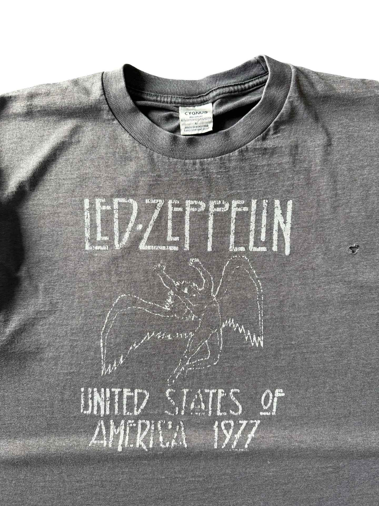 Y2K vintage Led Zeppelin band logo shirt