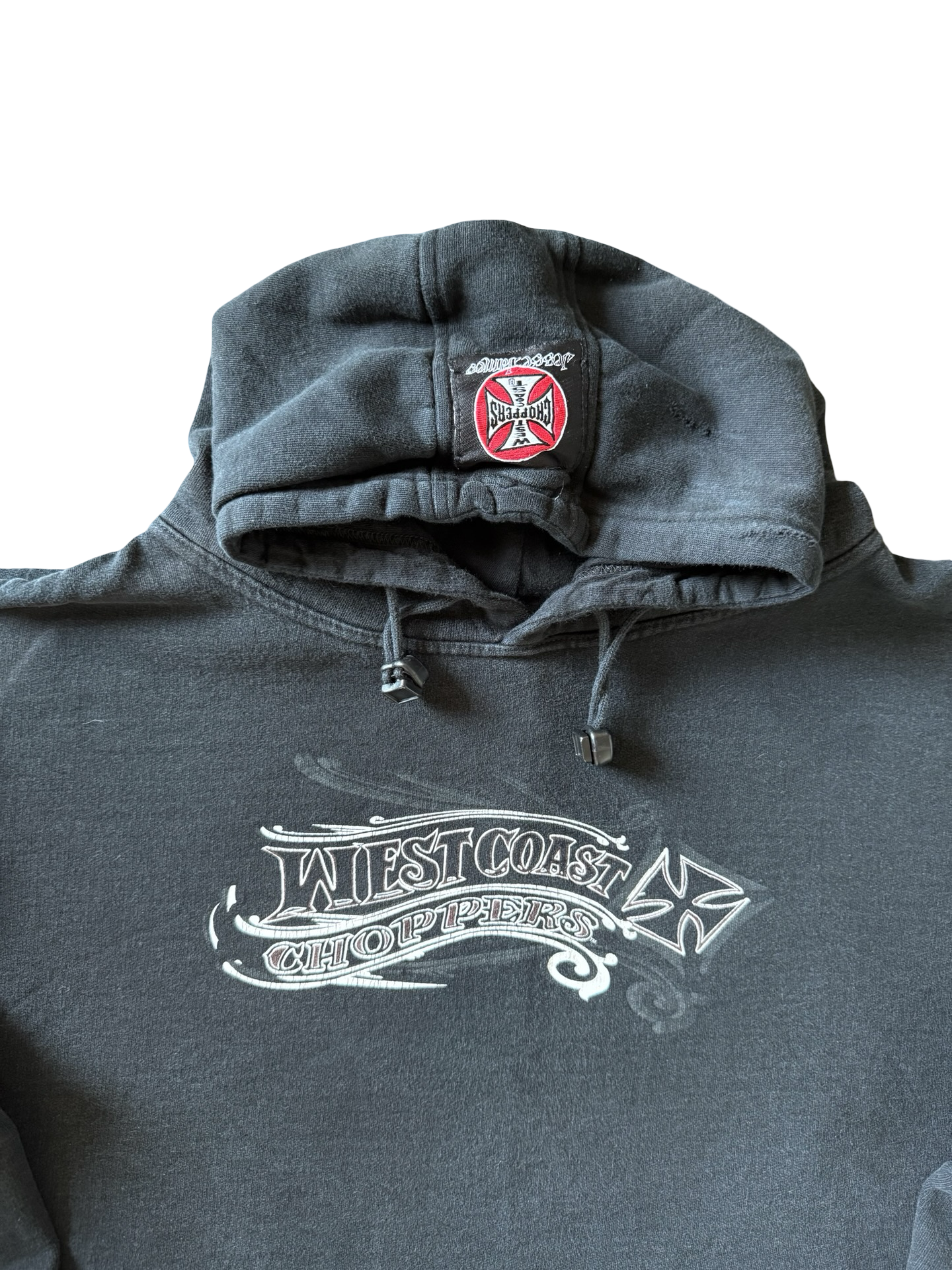 90s West Coast Choppers biker logo hoodie (XXL)