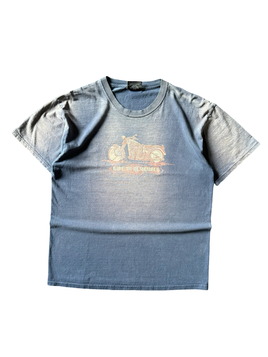 2000s faded Biker "ride to remember" shirt (LARGE)
