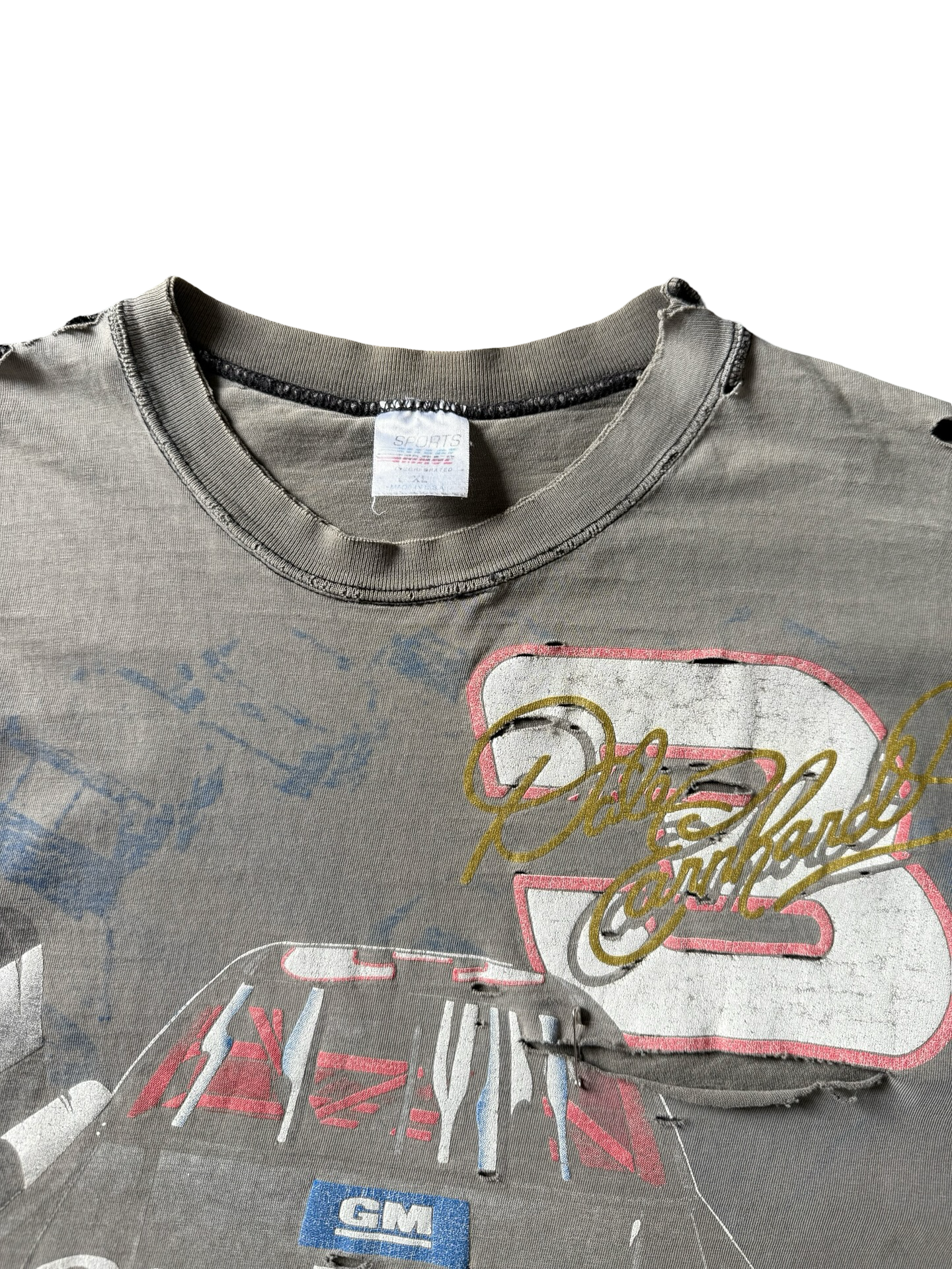 1995 faded & distressed Nascar Winston Cup "Dale Earnhardt" shirt (XL)