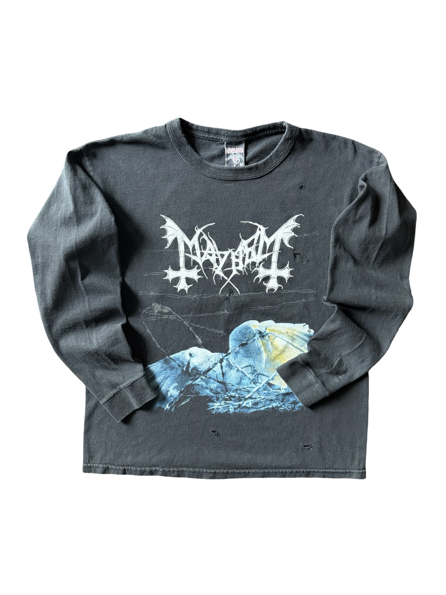 Y2K vintage Mayhem "grand declaration of war" band longsleeve shirt