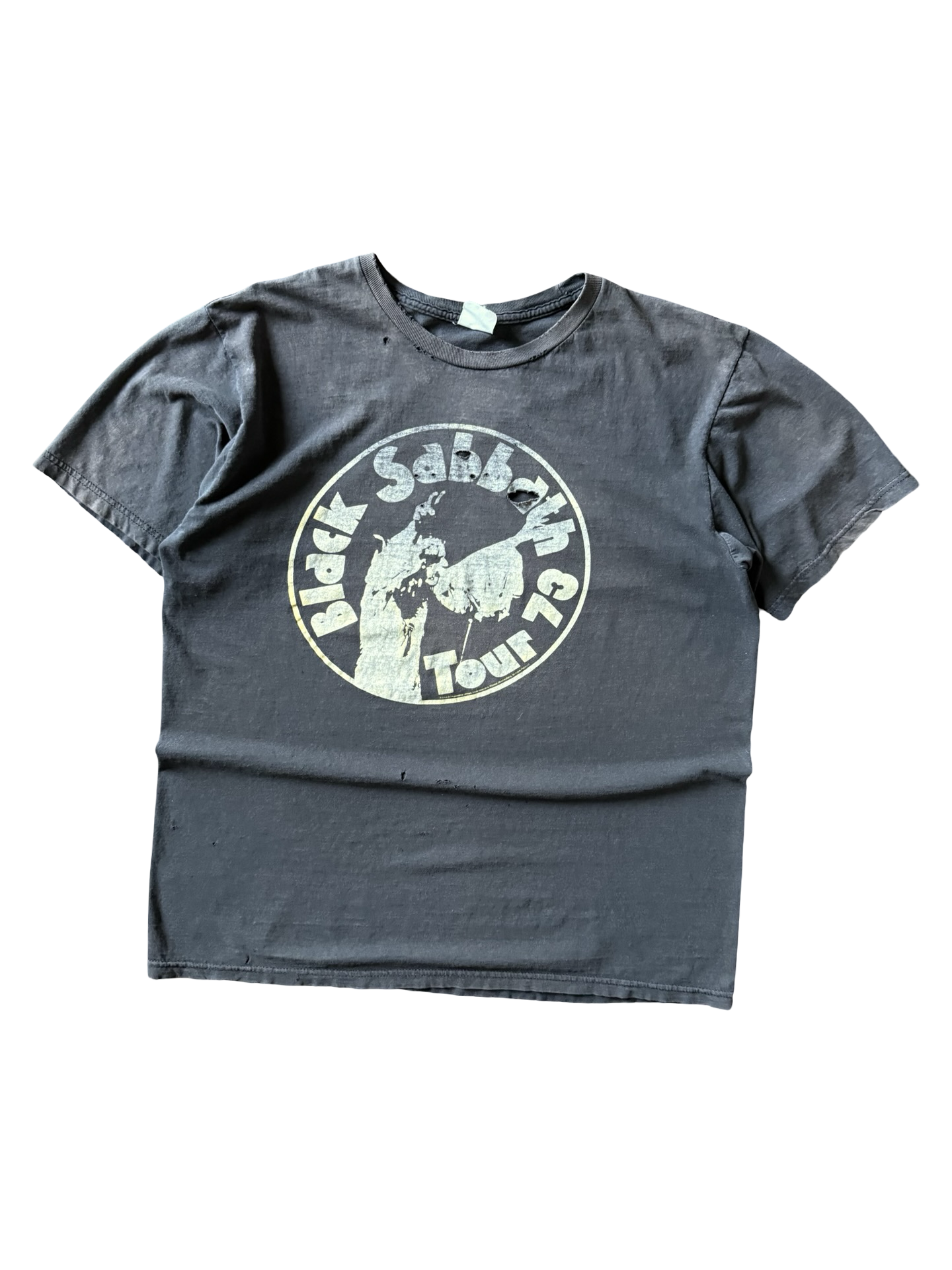 2016 faded Black Sabbath "tour 73" band shirt