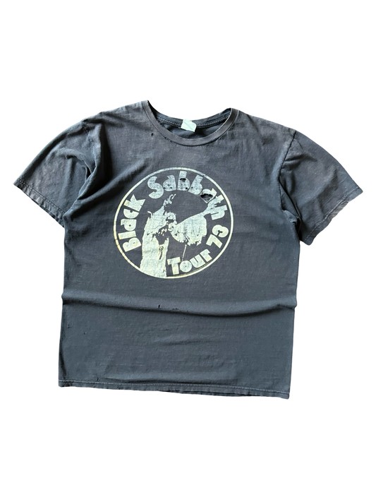 2016 faded Black Sabbath "tour 73" band shirt