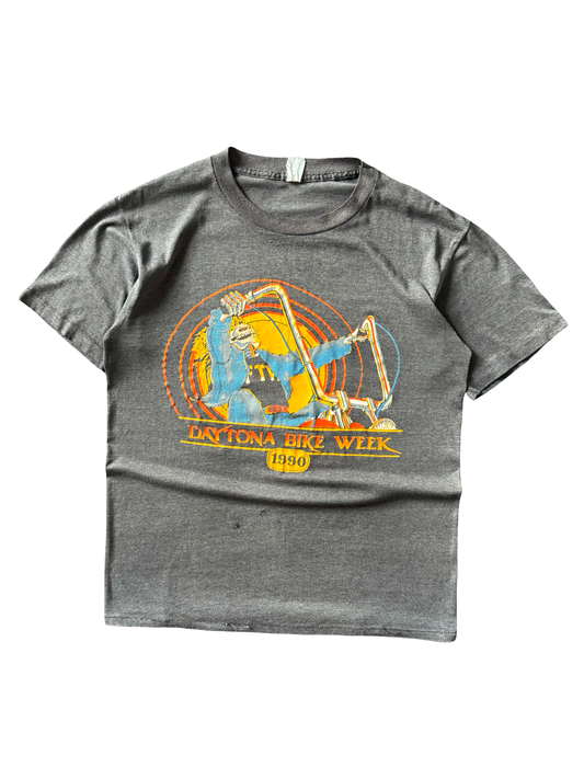 1990 faded Grim Reaper bike week shirt (LARGE)