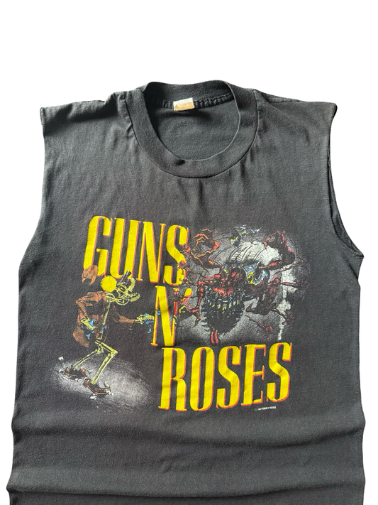 1987 Guns N' Roses "appetite for destruction" cut-off shirt