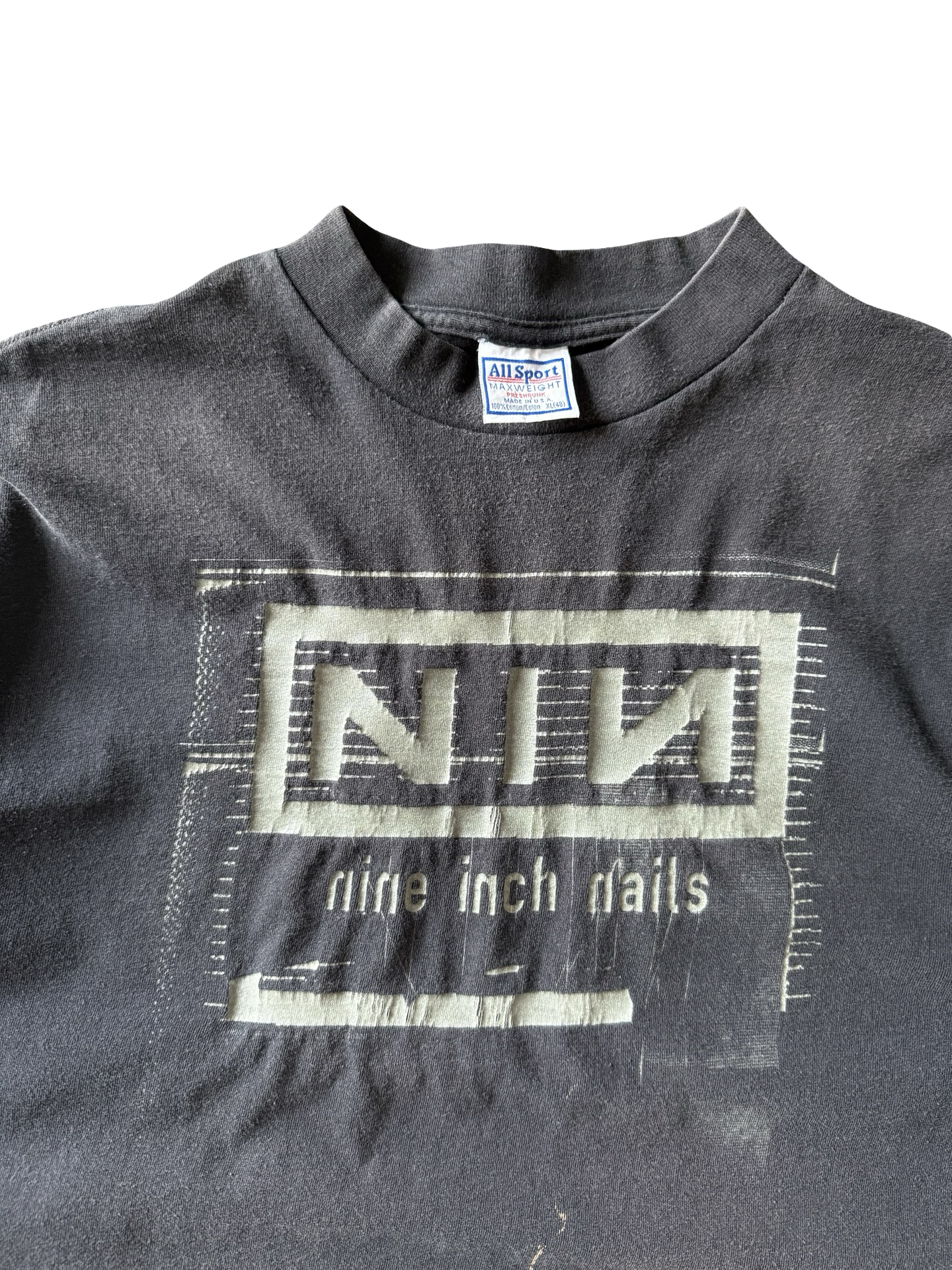1998 Nine Inch Nails logo band shirt