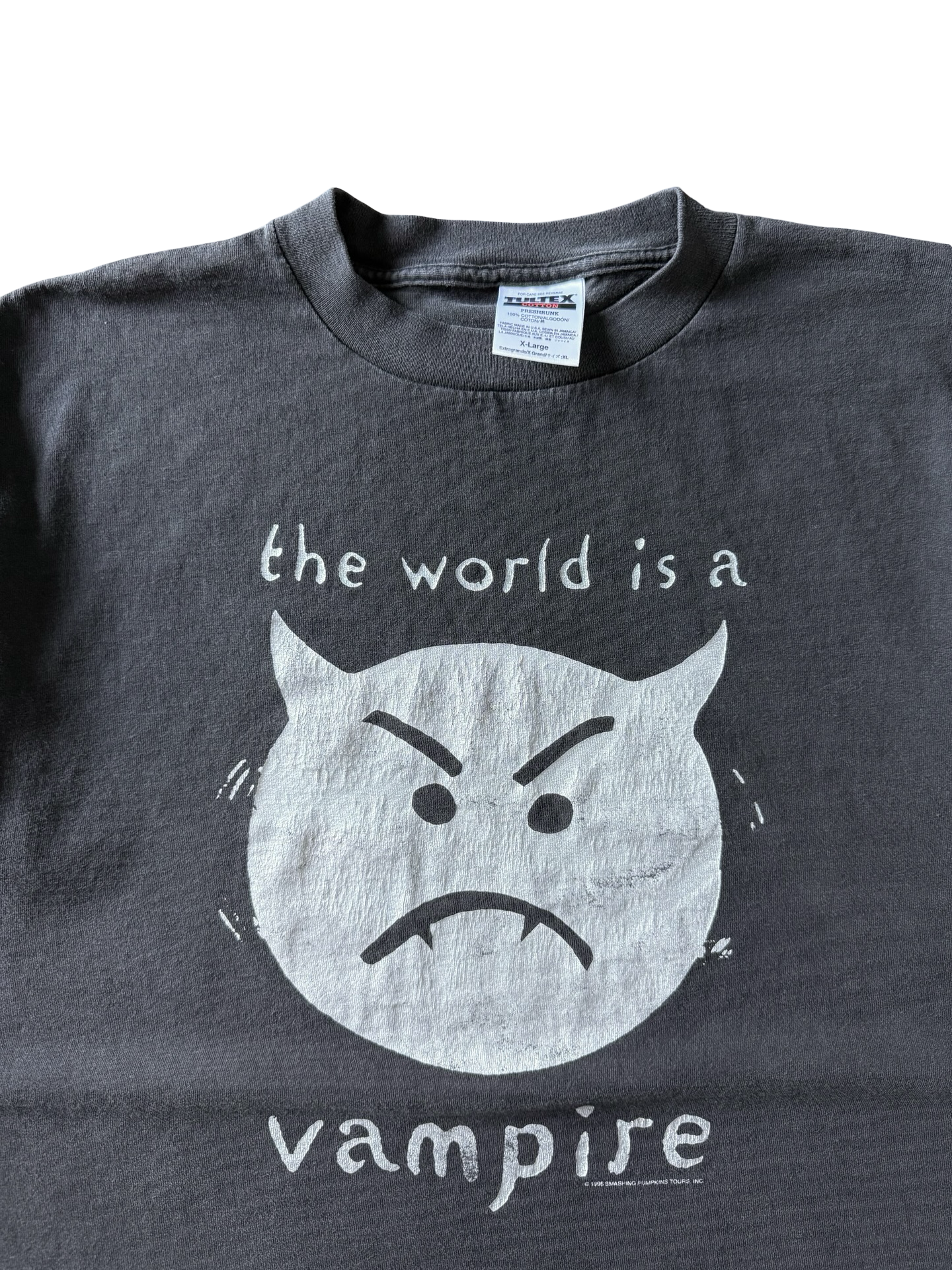 1996 Smashing Pumpkins "world is a vampire" infinite sadness tour shirt