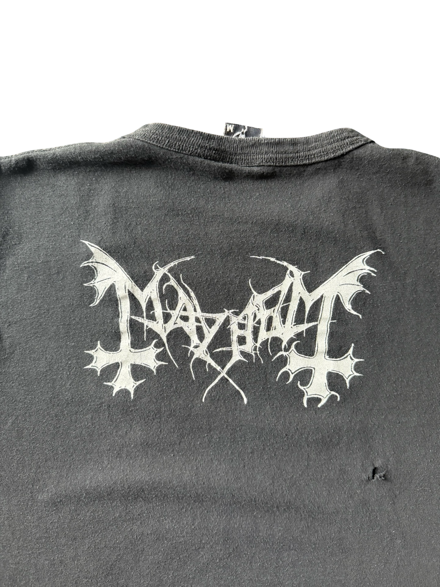 Y2K vintage Mayhem "grand declaration of war" band longsleeve shirt