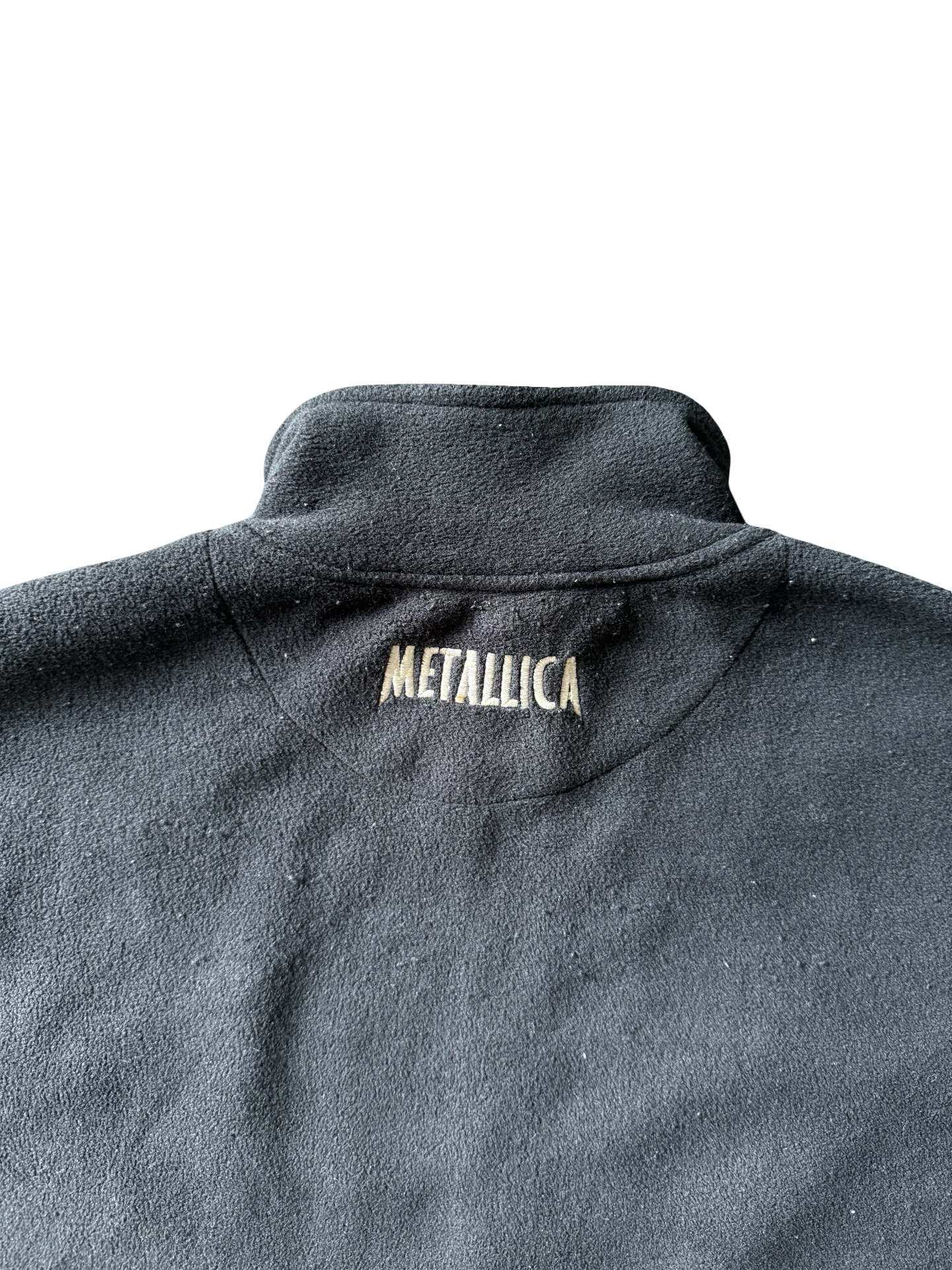 90s vintage Metallica fleece zip-up vest