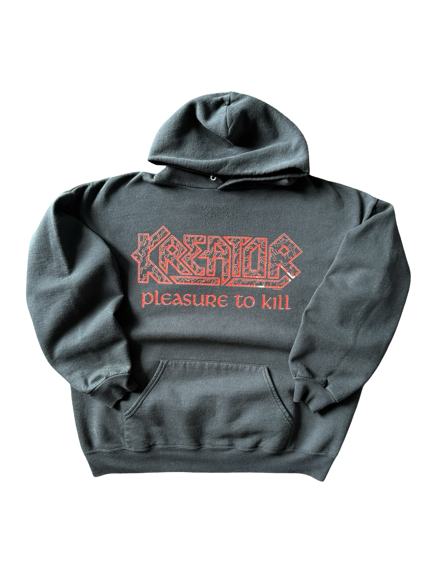 2002 Kreator "pleasure to kill" band pullover hoodie (XL)