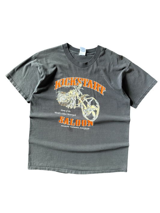 90s Biker Bone Bike "quote" shirt (XL)