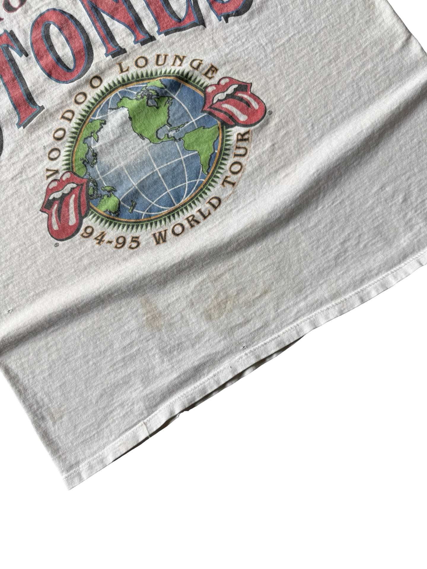 1994 distressed Rolling Stones "voodoo lounge" tour shirt