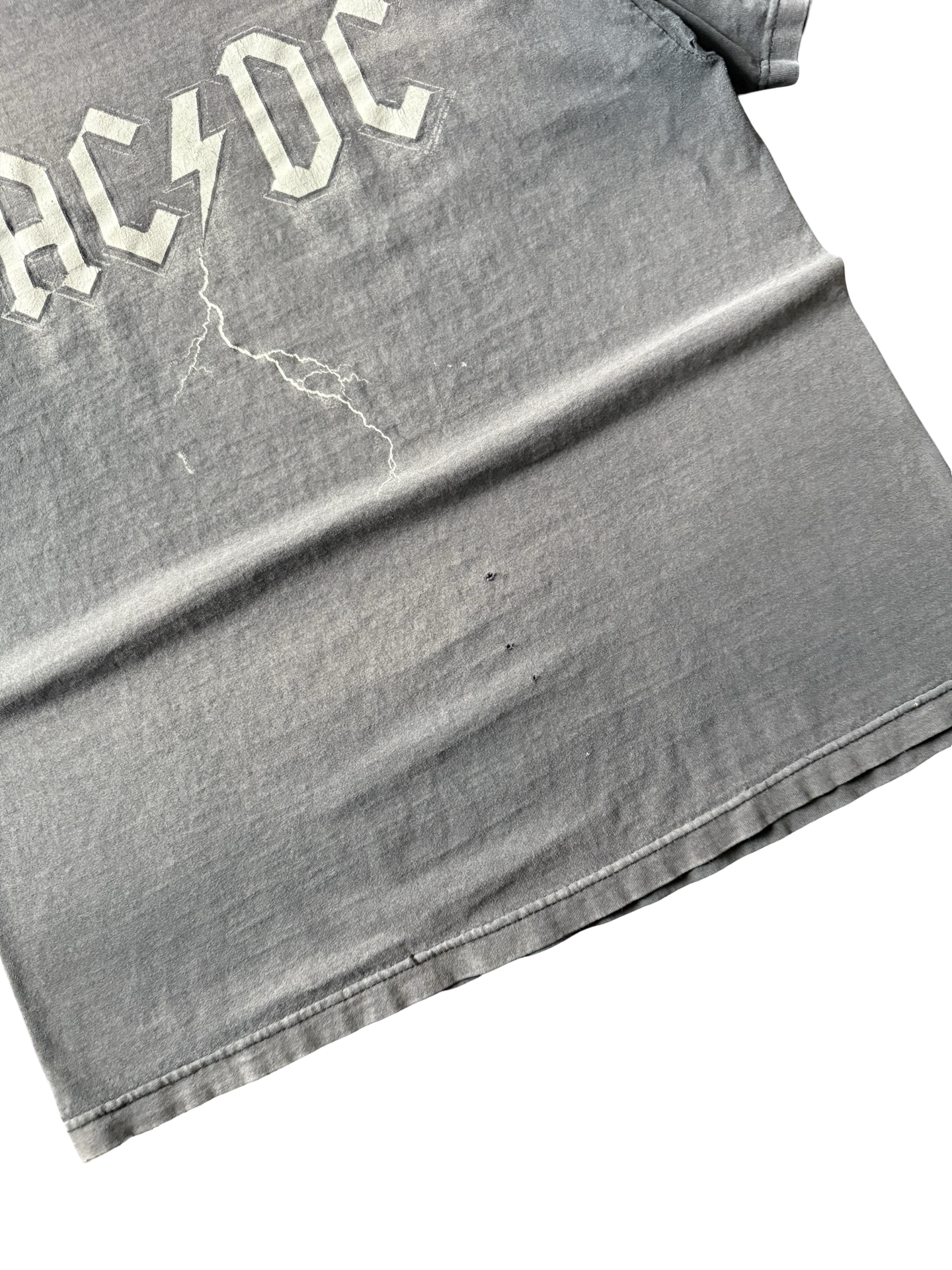 2004 faded AC/DC "lightning logo" band shirt