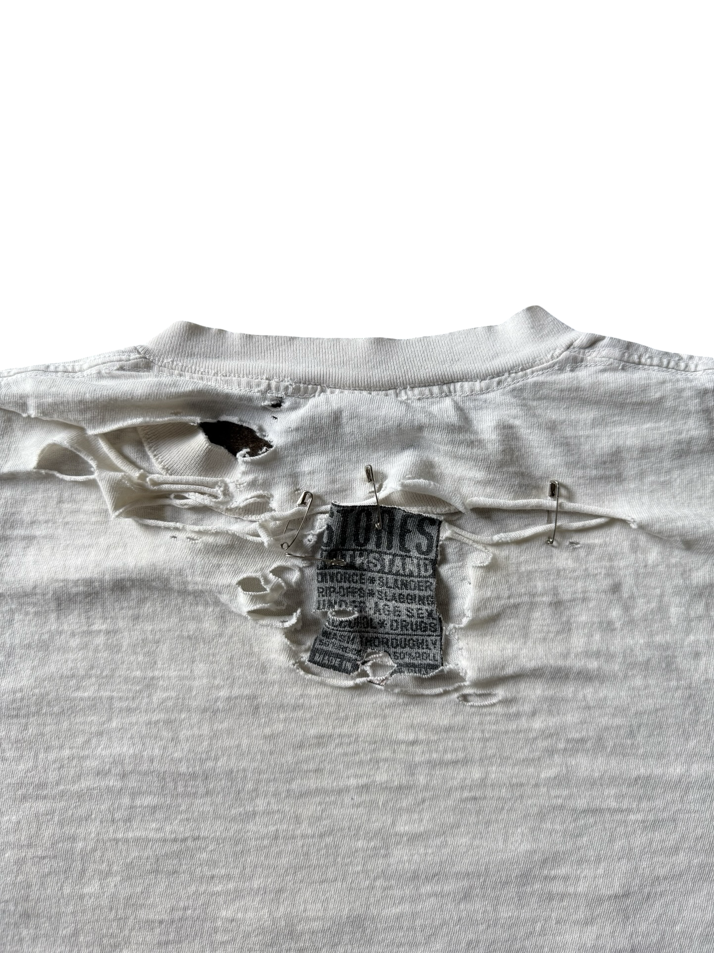 1994 distressed Rolling Stones "voodoo lounge" tour shirt