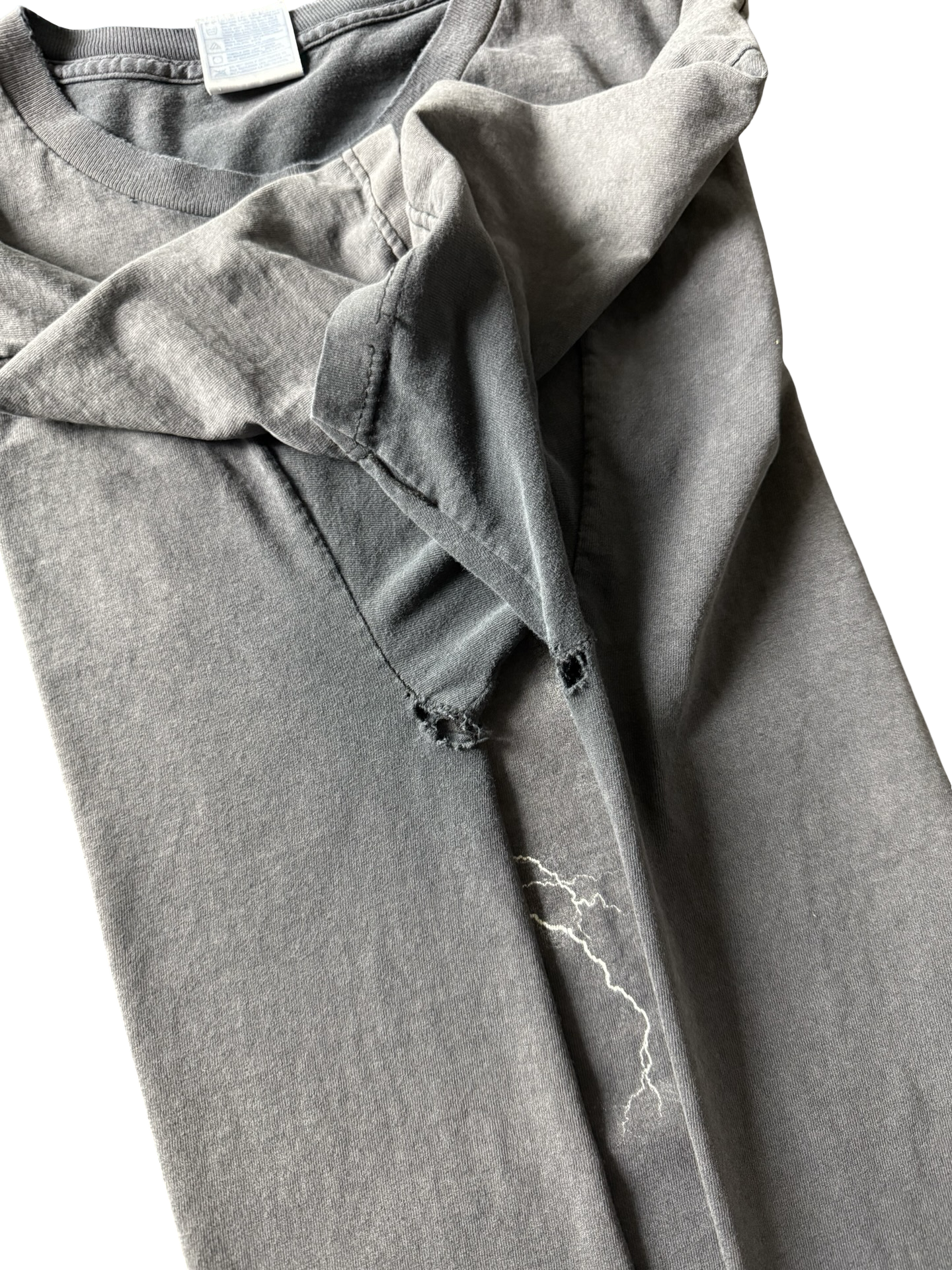 2004 faded AC/DC "lightning logo" band shirt