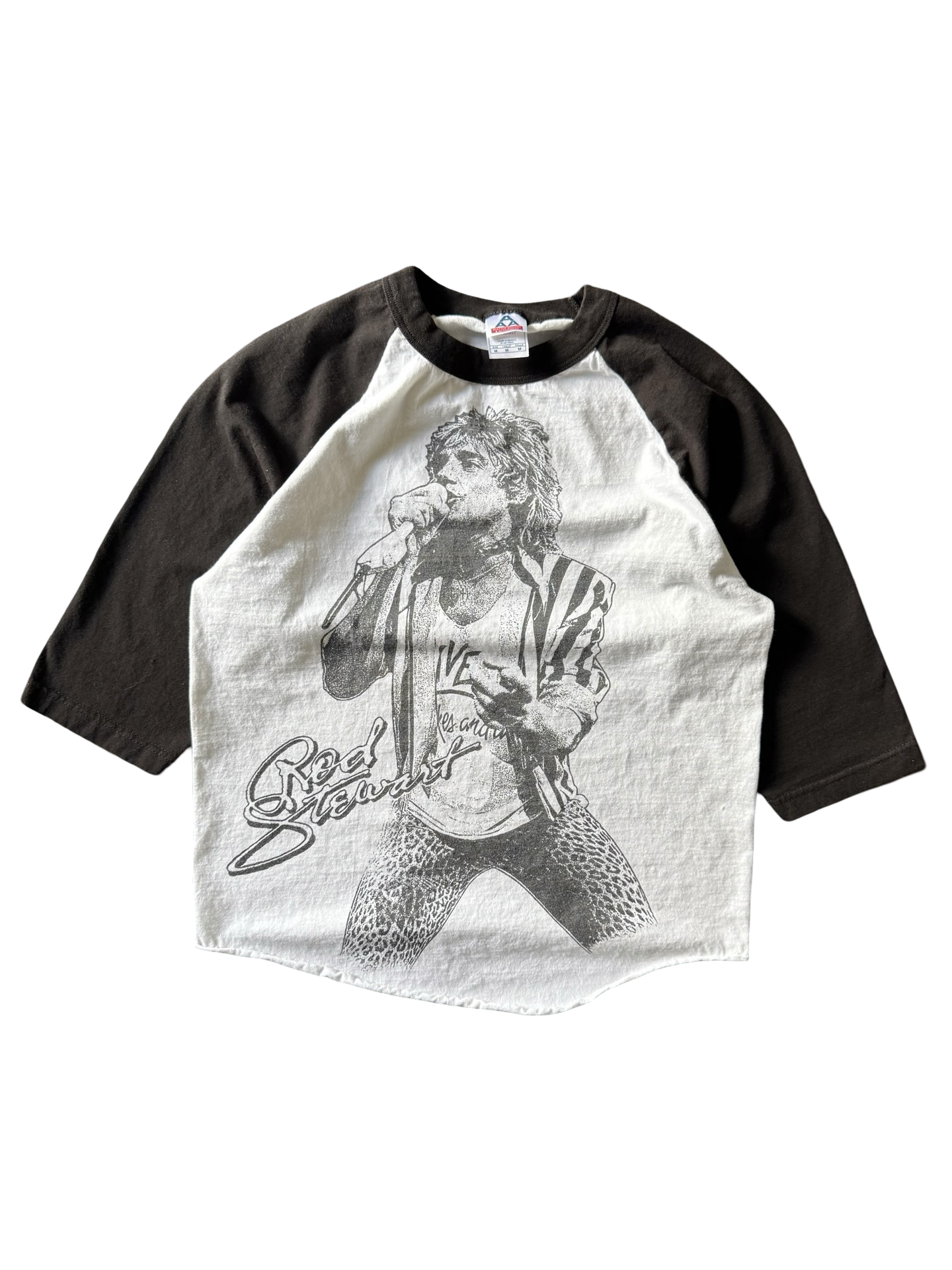 Y2K vintage Rod Stewart raglan concert shirt