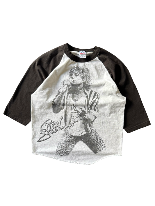Y2K vintage Rod Stewart raglan concert shirt