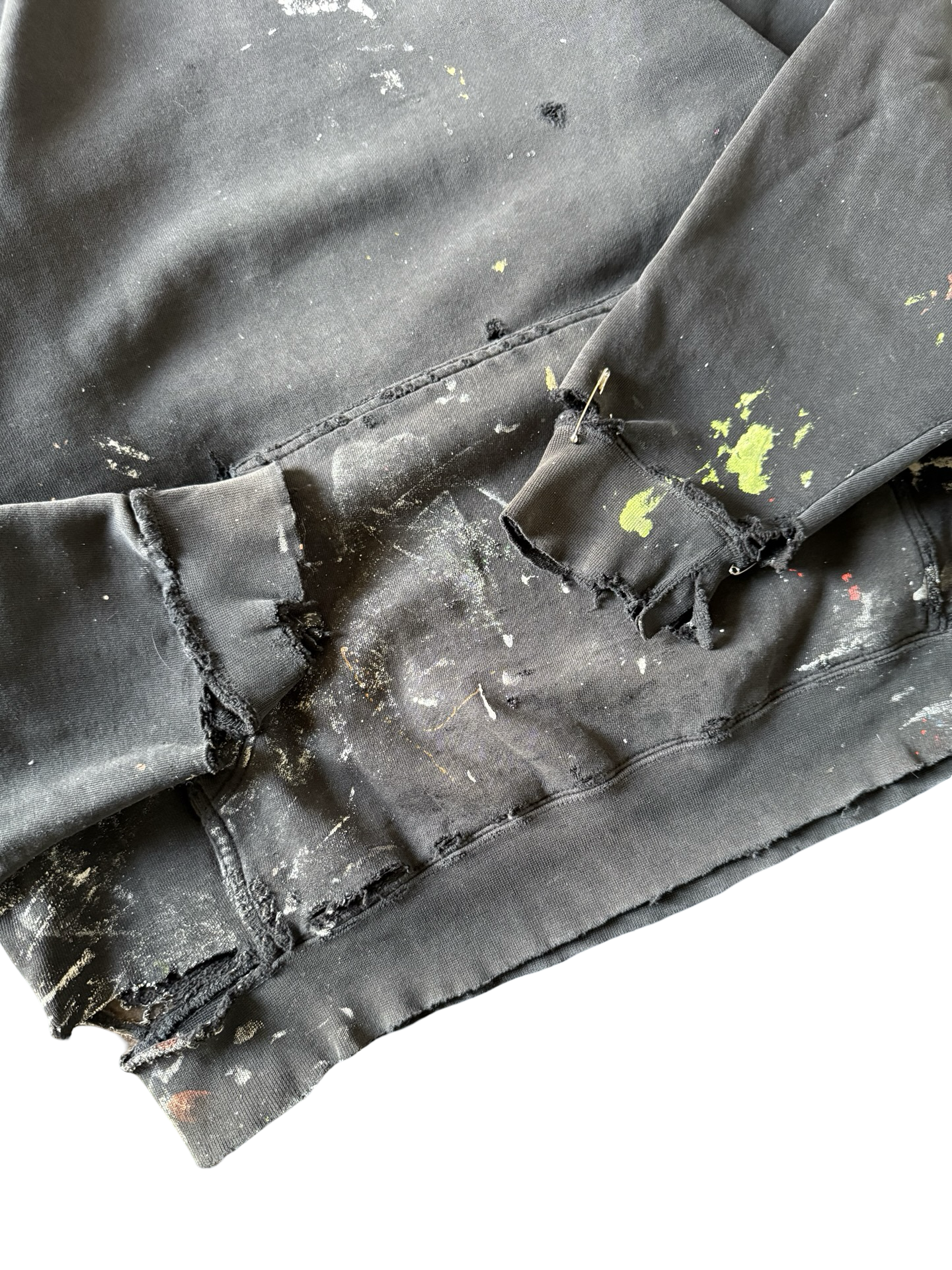 2000s heavily distressed Spitfire logo skate hoodie (LARGE)