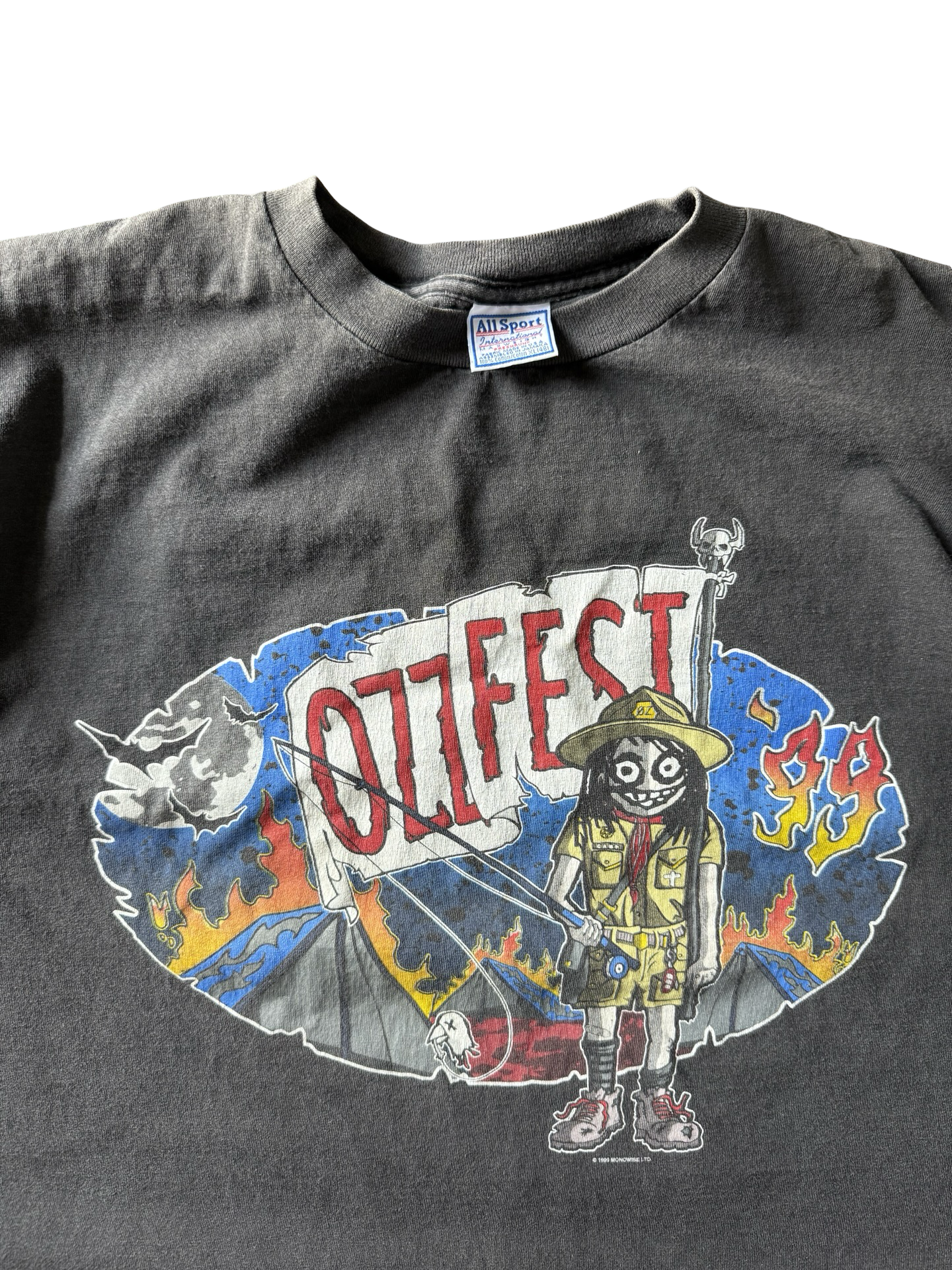 1999 Ozz Fest Ozzy Osbourne concert shirt