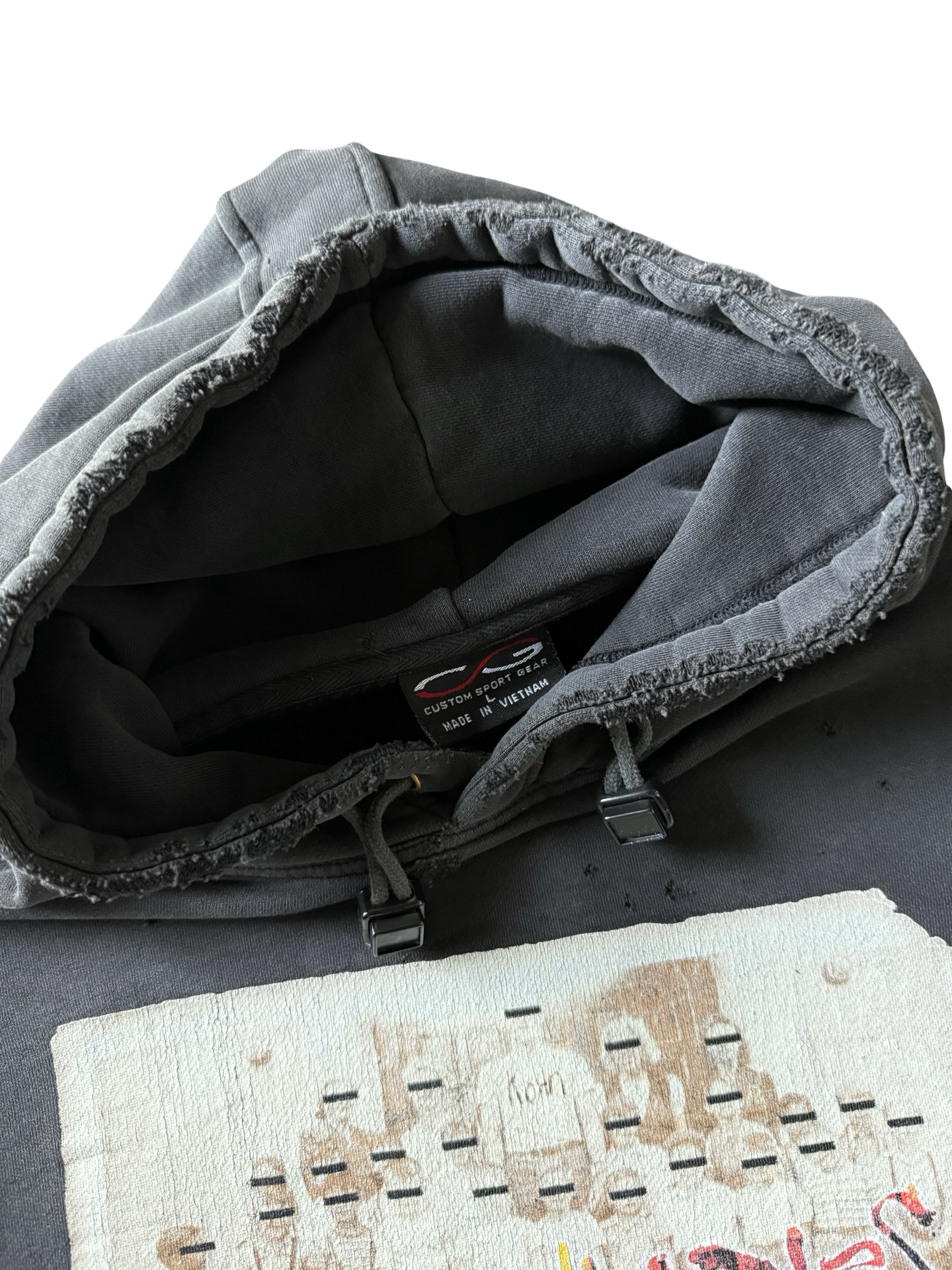 2002 distressed Korn "untouchables" album promo hoodie (LARGE)