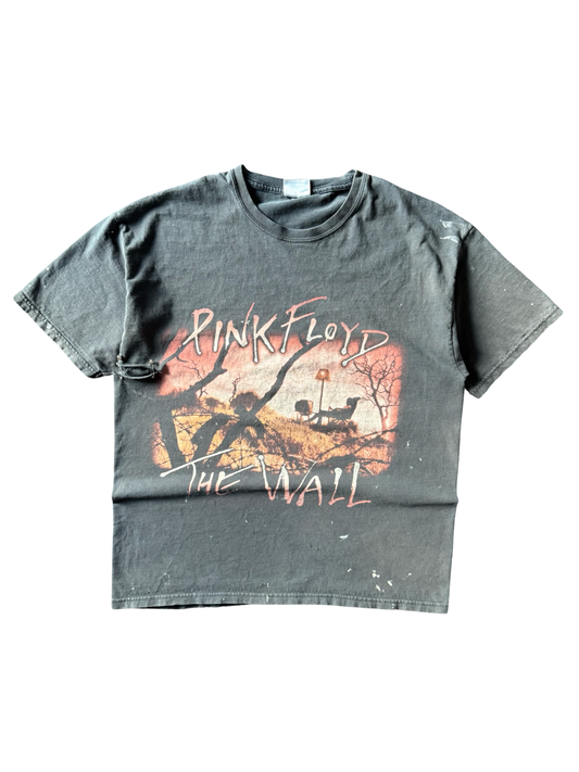 Y2K vintage faded & distressed Pink Floyd "the wall" band shirt