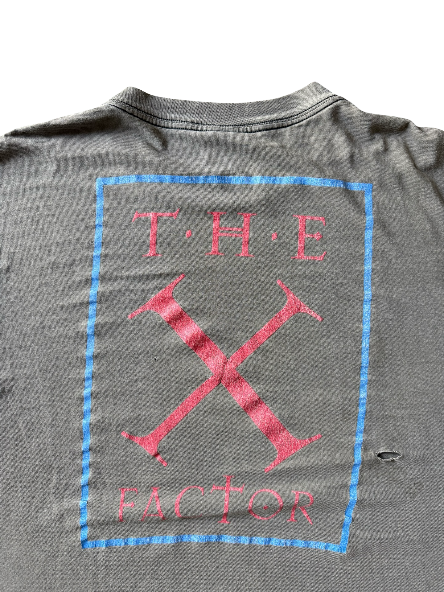 1995 faded Iron Maiden "x factor" band shirt