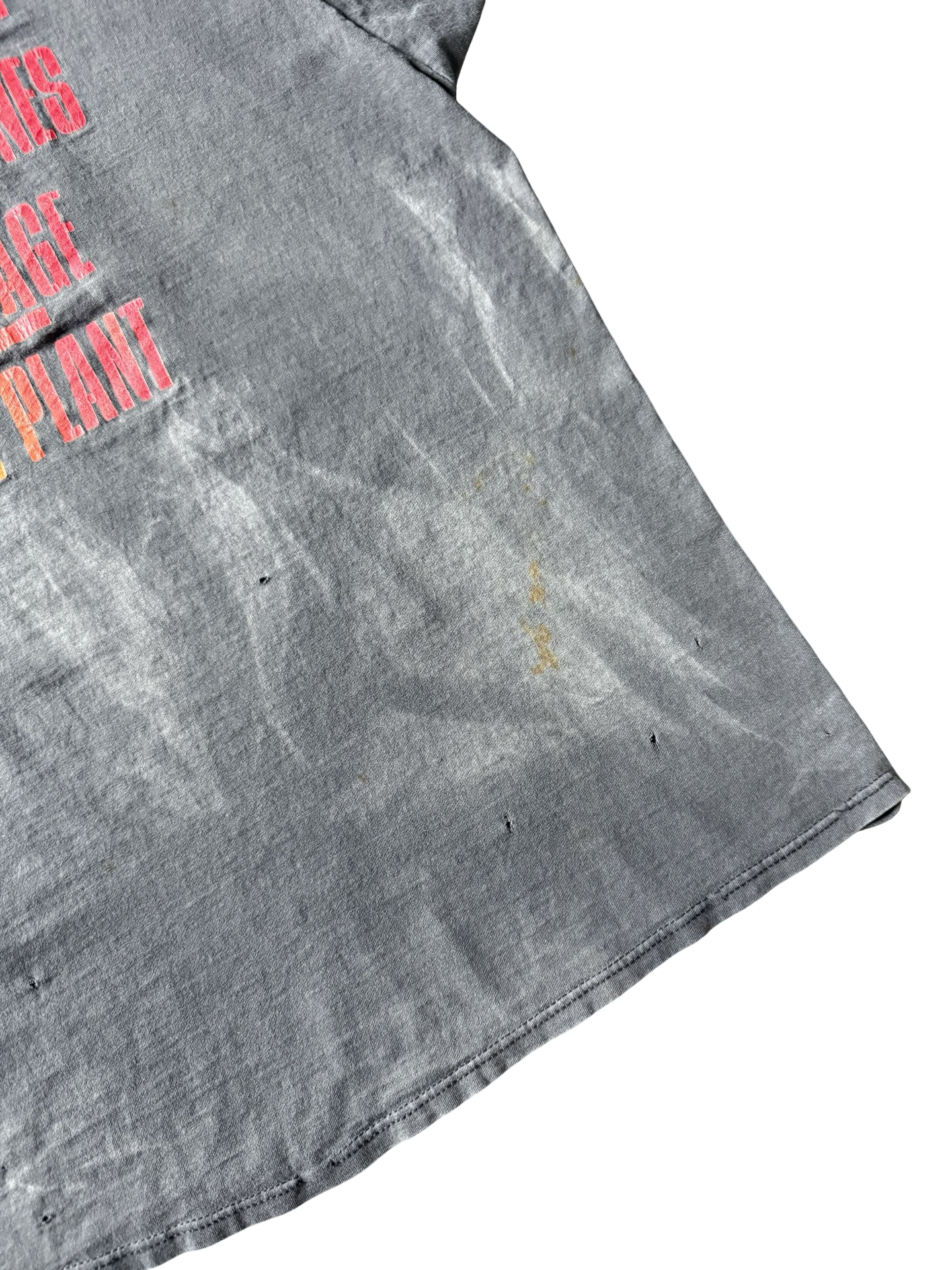 1990 faded & distressed Led Zeppelin "fallen angel" band shirt